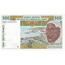 P310Cj Burkina Faso - 500 Francs Year 1999